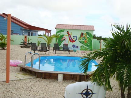 Muurschildering Bonaire