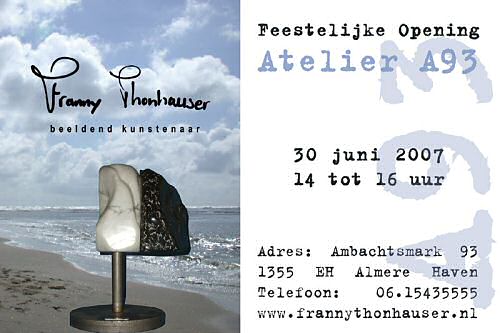 Uitnodiging Opening Atelier A93