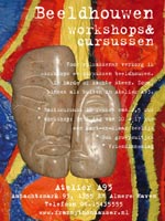 Flyer Workshops Beeldhouwen