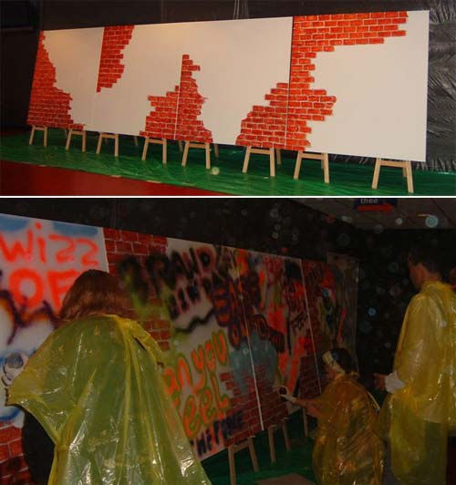 Graffiti teambuilding